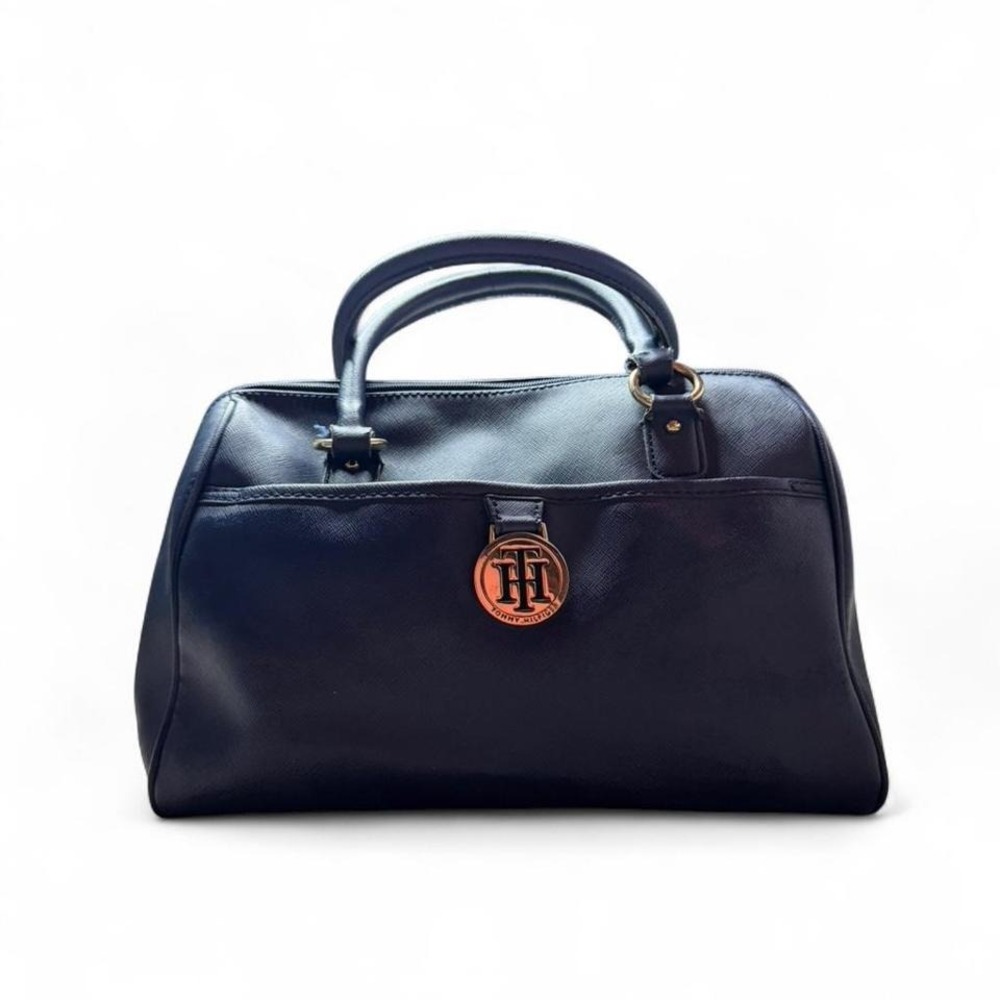 Tommy Hilfiger Navy blue purse with gold hardware